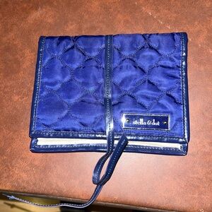 Stella & Dot Royal Blue Quilted Key Holder